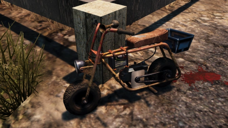 Вид мопеда в игре