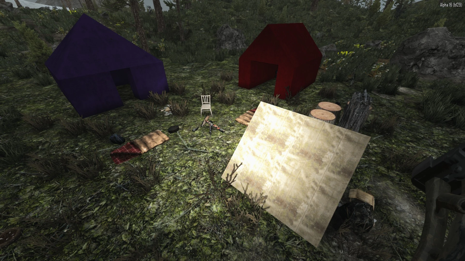 Палаточный лагерь (снежный биом)