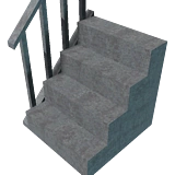 StainlessSteelStairsFilledRailingLeft