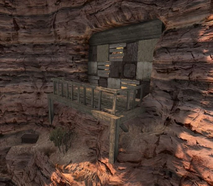 Шахта в каньоне