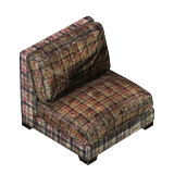 SectionalPlaidCouchSofaMiddle