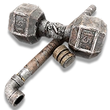 MeleeWpnSledgeT3SteelSledgehammerParts