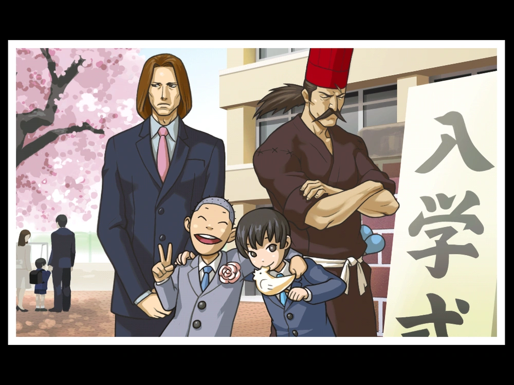 Кармело и Пол со своими сыновьями.