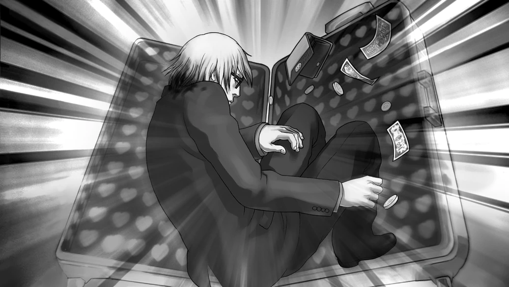 Тело Хикса выпадает из чемодана.