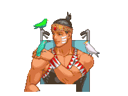 Целует птичку