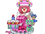 Достаёт шарик, окружённая другими шариками