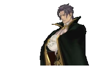 Перекрестил руки (опустил голову)/говорит