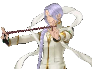 Растягивает чётки/говорит