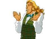 Поднял руки/говорит