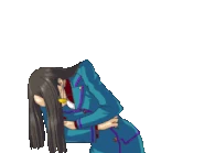 Наклонилась вперёд