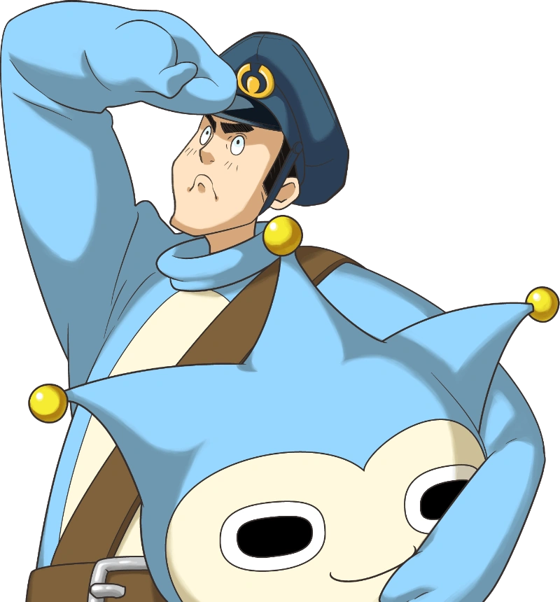 Майк в костюме Синего Барсука.