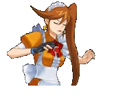 В возмущении упирается на стол