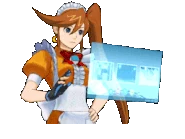 Смотрит данные на экране/говорит