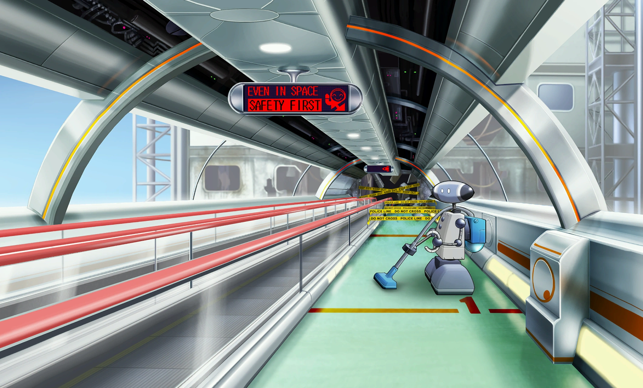 Launch Pad 1 Corridor