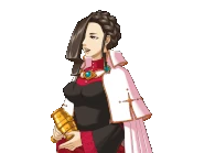 Улыбается/говорит