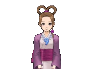 Улыбается/говорит