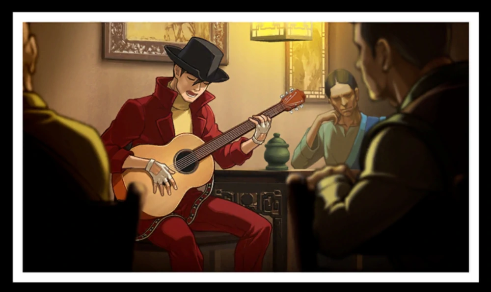 Фото с выступления Джова в кура’инском баре.