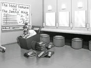 Его мёртвое тело в тележке Железного младенца