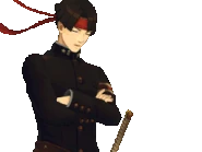 Опустил голову/говорит