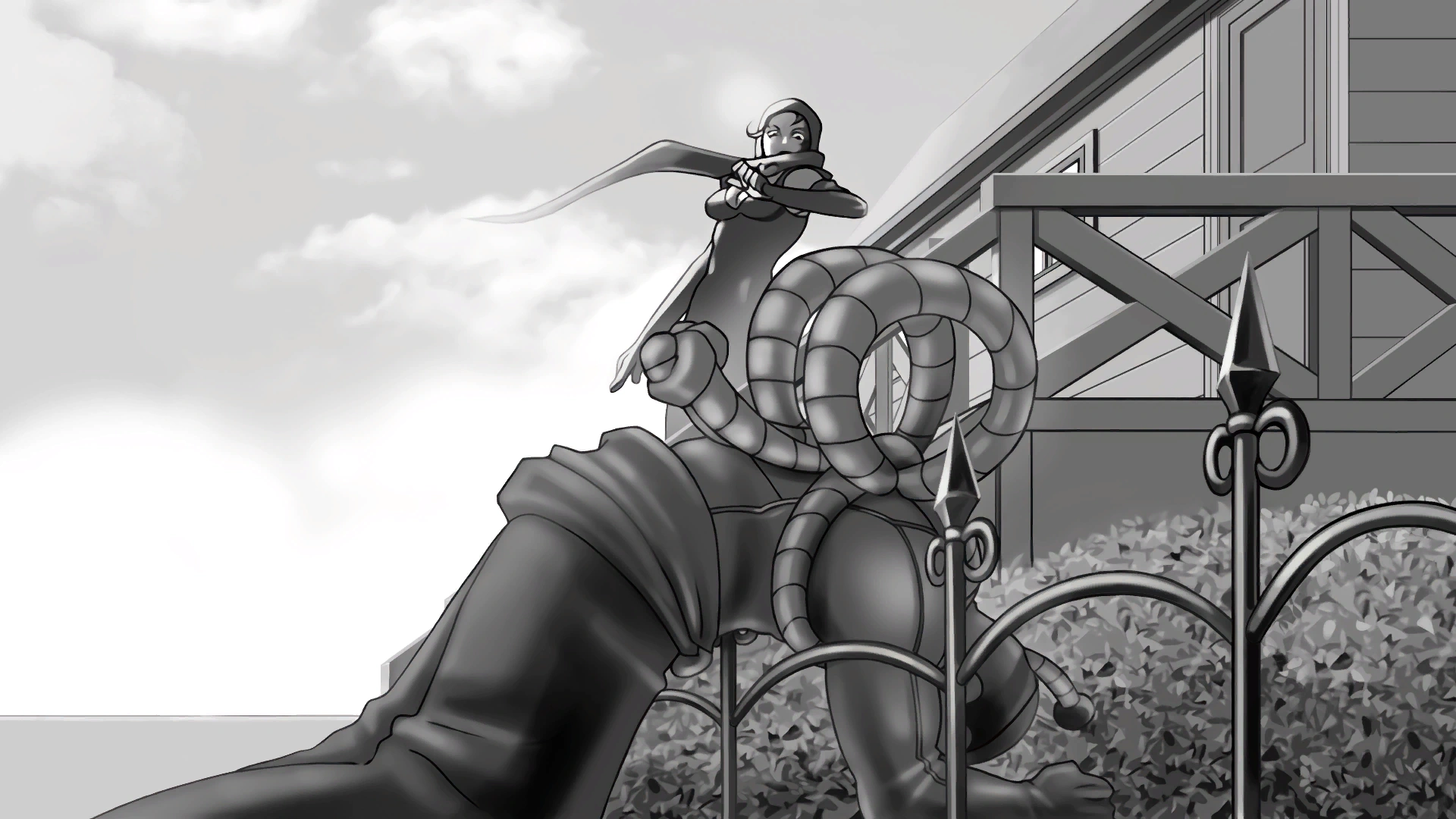 Проткнутый Стальной самурай.