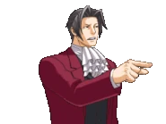 Указывает пальцем (1)/говорит