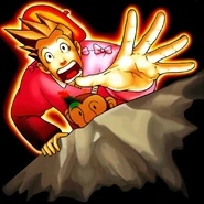 В ужасе наблюдает на падение Феникса с Сумрачного моста в реку Игл