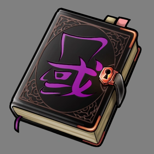 Эмблема труппы на обложке записной книжки Магнифи.