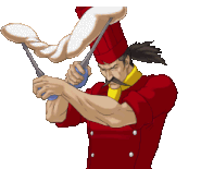 Делает сладость в виде морского конька