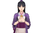 Улыбается/говорит