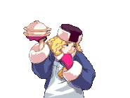 Офицантка — размышляет/говорит