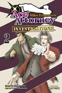 Обложка Манга Ace Attorney Investigations: Miles Edgeworth (том 2)