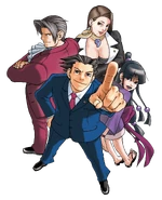 Маркетинговая иллюстрация Phoenix Wright: Ace Attorney