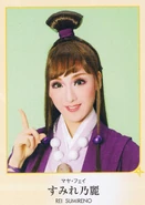 Играемая Рэй Сумирэно (профиль брошюры представления; шёл с февраля 24 по марта 2) Gyakuten Saiban: The Truth Reborn