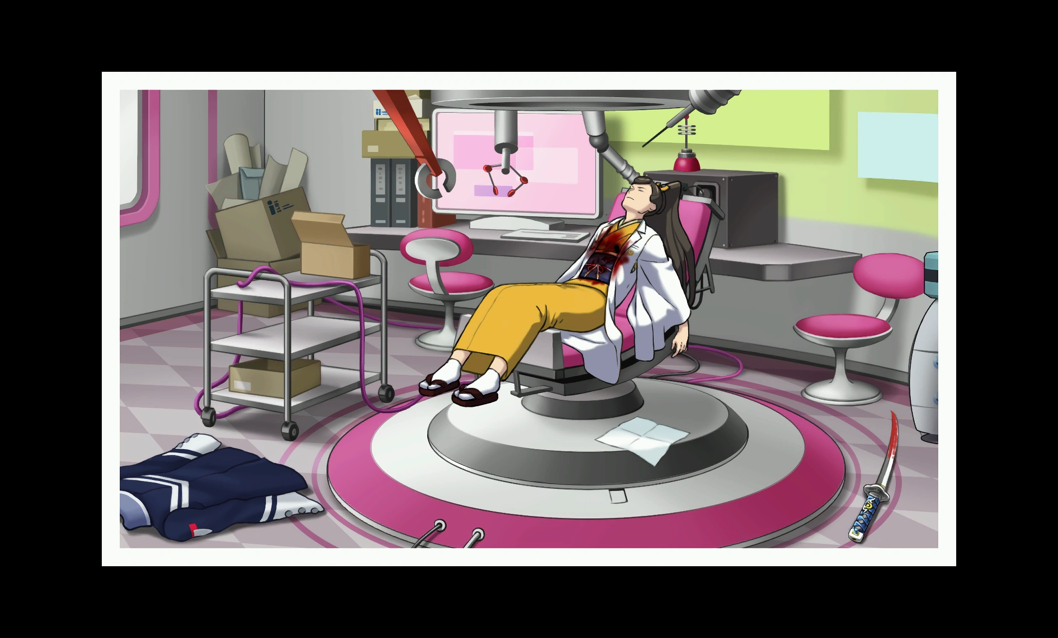 Место убийства Метис Сайкс.