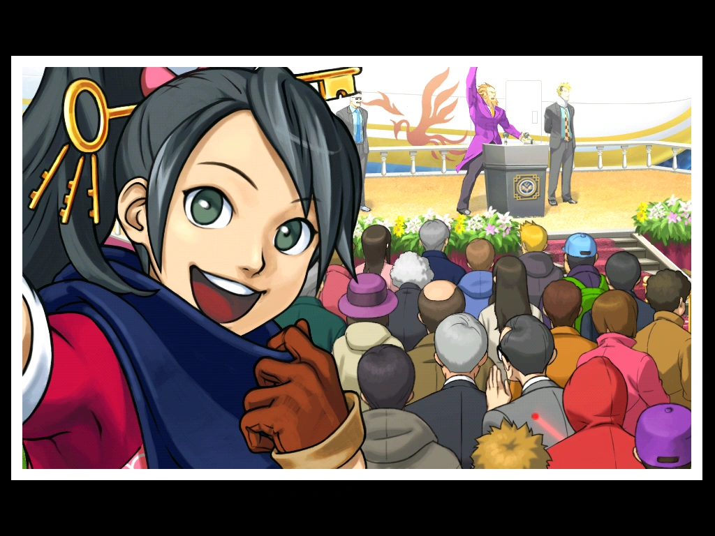 Во время речи президента.