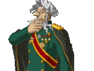 Дергает бороду/говорит