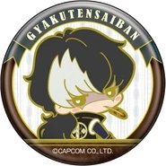 Рисунок в тиби-стиле для значка к 15-летней годовщине Ace Attorney