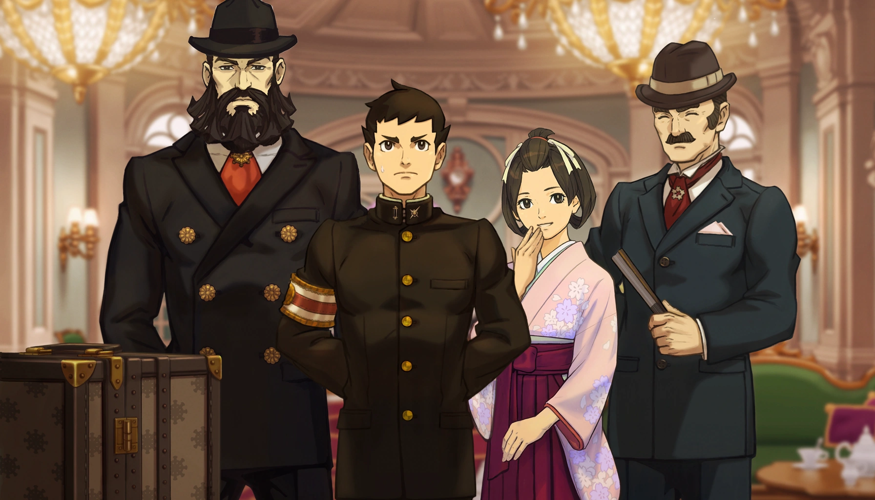 На фотографии с Сусато, Юдзином и Сэйсиро Дзигоку.