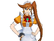 Улыбается/говорит