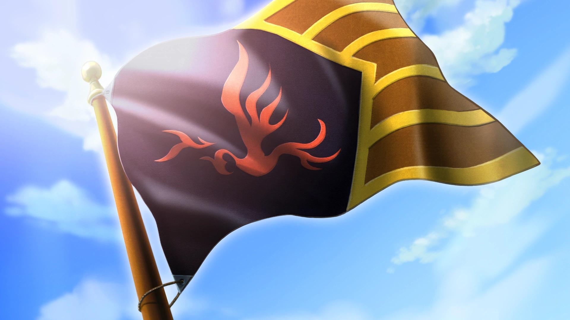 Флаг Чжэн Фа в игре.