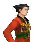 Смотрит вперёд/говорит