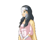 Склонила голову