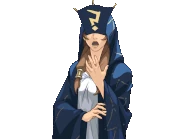 Шокирована (бьёт вуалью по лицу)