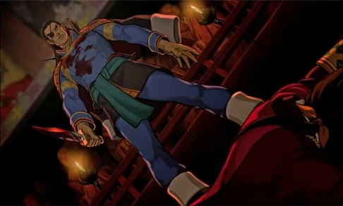 Над телом Инги.