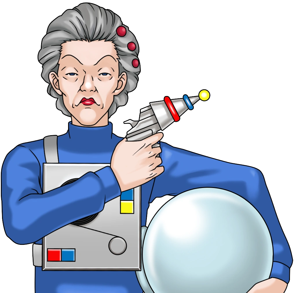 Олдбэг в её необычной форме охранника.