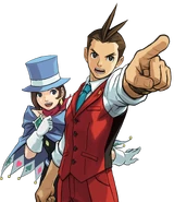 Обложка журнала «Аполло Джастис и таинственная фокусница» Apollo Justice: Ace Attorney