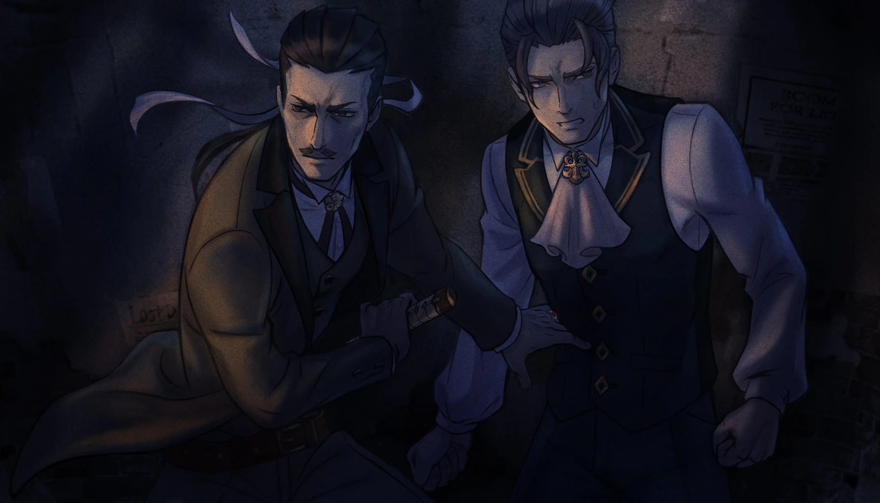 Встреча с группой бандитов во время прогулки с Гэнсином Асоги.