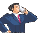 Пьёт кофе из кружки (Грандиозный поворот)