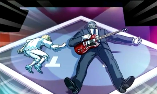 Тобай без сознания и труп ЛеТауса на сцене.