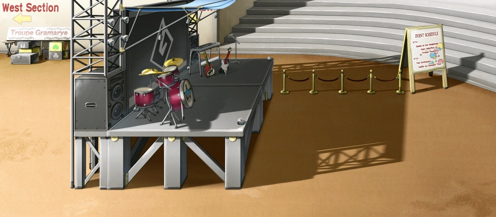 Сцена Gavinners в парке «Gatewater Land».